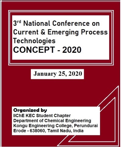 3rd National Conference on Current and Emerging Process Technologies 2020